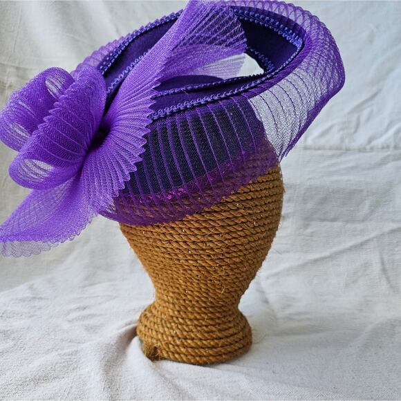 Women\'s purple Kentucky Derby Church 100 percent wool hat main image 13